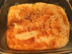 baked peach cobbler